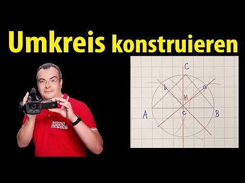 Constructing a circumcircle (perpendicular bisector) | Lehrerschmidt