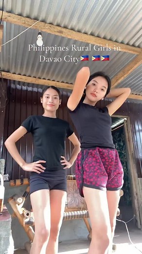 Two lovely girls posing with smiles under the warm sun in rural Philippines, spreading simple joy and island vibes 🌾📸 #RuralPhilippines #FilipinaBeauty #IslandVibes #SimpleLife #DavaoStyle | Rural Souls