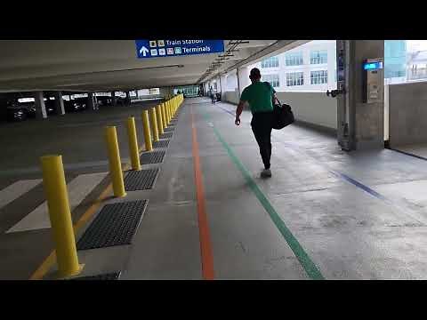 How to Get From Terminal C in Orlando Airport to the brightline Train Station (The Confusing Route)