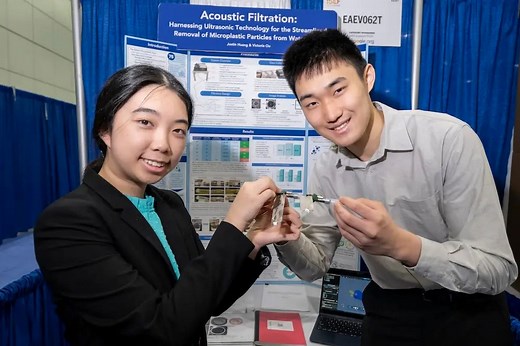 Teens Invent Device that Removes Microplastics with Ultrasound Waves, Winning $50k