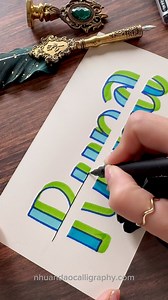 410K views · 1K reactions | Want your name lettered? . . Material:...