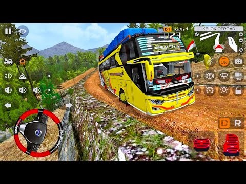 Bus Pariwisata Aprilia Style Putera Utama Sampe Juling Karena Pusing Lewat Gunung Kelok Offroad