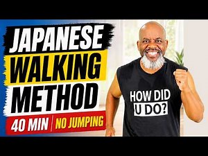 40-Min Japanese Walking Workout | Burn Fat & Boost Heart Health (No Jumping!)