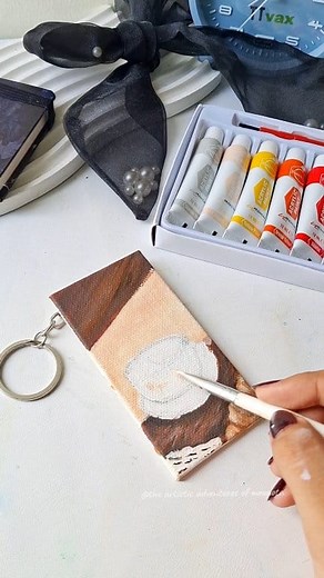 9.1K views · 166 reactions | let's paint coffee ‼️☕ Canvas panel & colour from : F&H Decor . #tutorial #painting #coffee #art | The Artistic Adventures Of Mounota | Facebook