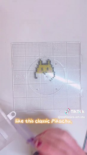 Hama Beads Pikachu Pattern Creation