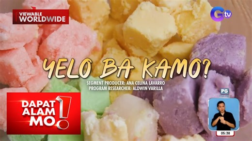 Yelo, may iba't ibang flavor na rin! | Dapat Alam Mo!