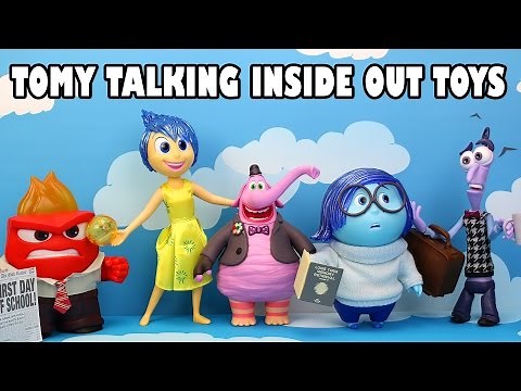 New Tomy Talking Inside Out Doll Review with Joy, Bing Bong, Fear, Sadness and Anger. TotallyTV.