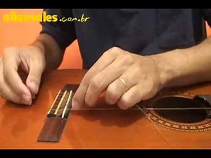 Aula de violão - Como trocar as cordas do violão