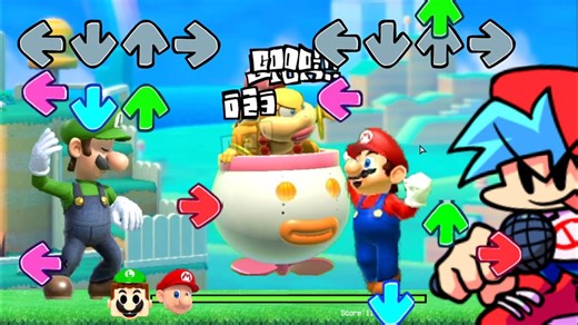 I fully modded Mario Maker into Friday Night Funkin gameplay