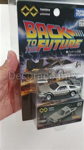 Miniatura Tomica Unlimited 07 De Volta para o Futuro - DeLorean Time Machine #automobile #miniatura