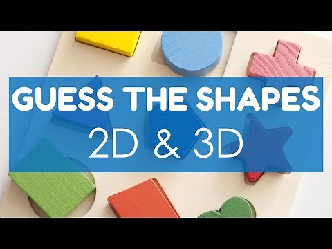 Guess The Shapes | 2D & 3D Shapes Quiz For Kids | Learn The Names of The Shapes