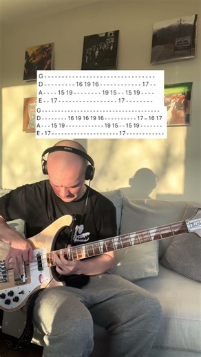 Blues - Geordie Greep bass tab #bass #bassguitar #bassist #geordiegreep #blackmidi #cover #basscover