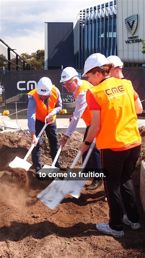Victorian Cricket Team | A milestone moment at the CitiPower Centre, as we officially broke ground on our new light towers. Scheduled for completion ahead of next... | Instagram