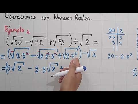 Operaciones con NÚMEROS REALES | Ejemplo 1