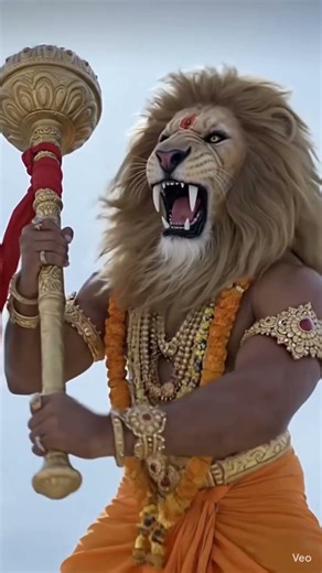Roar of Narasimha 🦁 | Mahavatar Narasimha | Lord Vishnu Avatar | Narasimha Swamy #bhakti #shorts