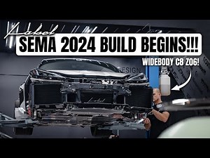 WORLD'S FIRST Carbon Fiber WIDEBODY C8 Z06 Build Starting Now! 30 DAYS TO GO TO ITS SEMA REVEAL!