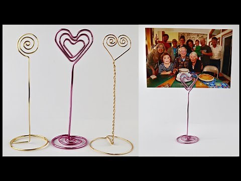 Wire Photo Holder DIY Tutorial