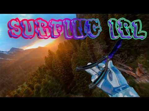 CS2 Surfing IRL (Greenscreening CS viewmodels)