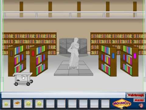 Mission Escape Library Walkthrough