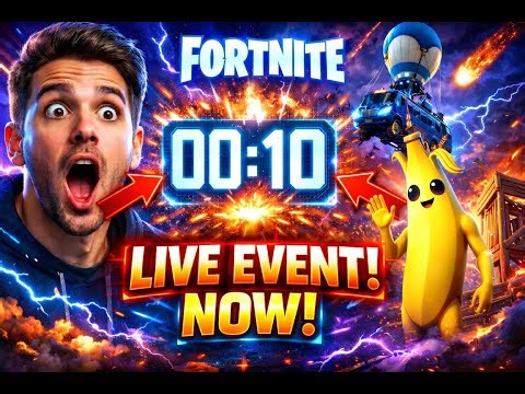 FORTNITE LIVE EVENT COUNTDOWN! 🔴 LIVE NOW!