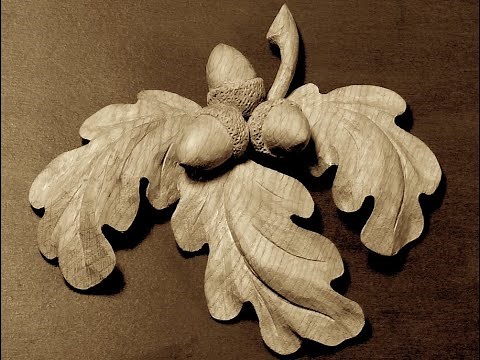 Trailer for How to Carve Classic Oak leaves & Acorns