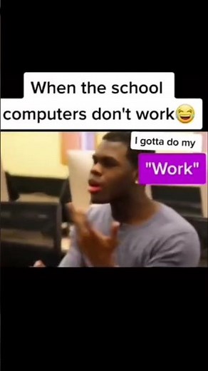 My computer doesn’t work, work, work….. #meme#funny#capcut#notmine#edit
