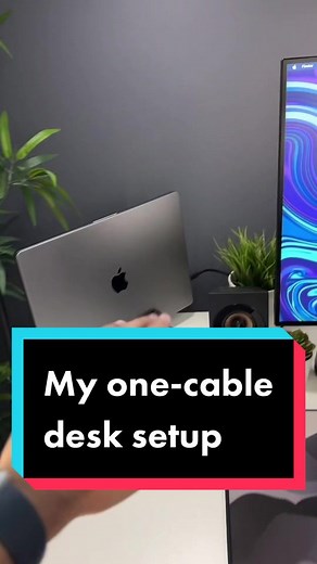 Convenient Macbook Desk Setup for WFH Productivity
