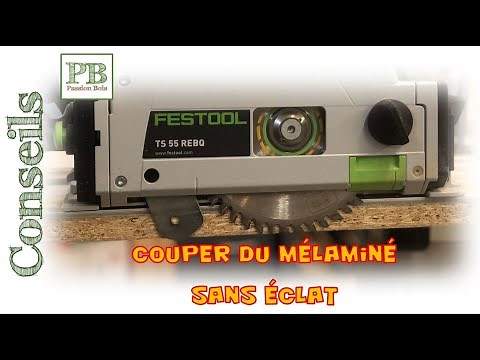 Cutting melamine without chipping (theory and practice) / Worktop, dressing room...