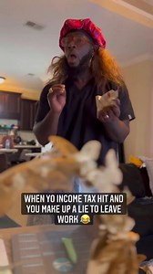 43K views · 2.7K reactions | When Yo Income Tax Hit And You Make Up A Lie To Leave Early  #onmystepdaddy #comedy #cnahumor | Entertainer Floss The Mack | Facebook