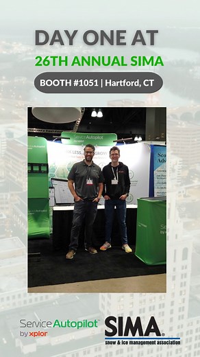 Our Service Autopilot team are at the 26th Annual SIMA Snow and Ice symposium! Rely On The Best Snow Removal Software To Streamline Your Everyday Tasks And Run Your Business On Autopilot. Talk with our experts about how Service Autopilot can skyrocket your business - Booth #1051 #SIMA #snowremoval #snowremovalservices #serviceautopilot #softwareforsnowremovalbusiness | Service Autopilot by Xplor