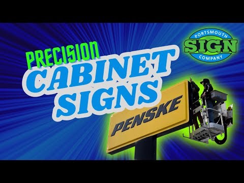 Cabinet Signs | Custom Built-In Sign Solutions by Portsmouth Sign Company
