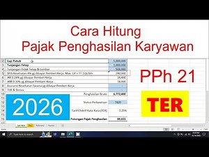 How to Calculate Employee Income Tax PPh 21 Latest 2026