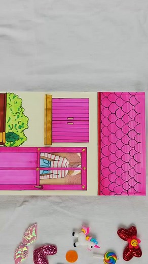 [😊Paper diy😊] DOLL HOUSE QUIET BOOK _ DOLLS DRESS UP #paperplay #paperdiy #papertoys #papercraft #paperdoll #paperdollhouse #babydoll #diy #종이놀이 #백꿈의종이놀이 #asmr #satisfying #Craft #diy #handmade #toys #紙遊戲 #paperdiya #紙遊び #dolldressup #dressup