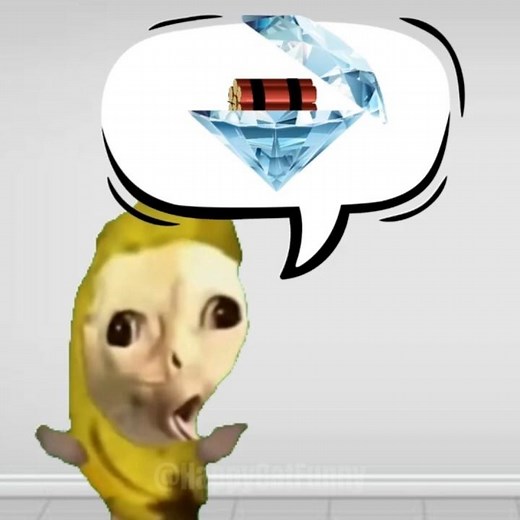 Banana Cat Hid a Bomb in the Diamond