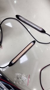 2pcs 6" LED DRL Headlight Running Sequential Turn Signal Tail Light Strip Kit Strip Light Daytime 12V IP68 Waterproof