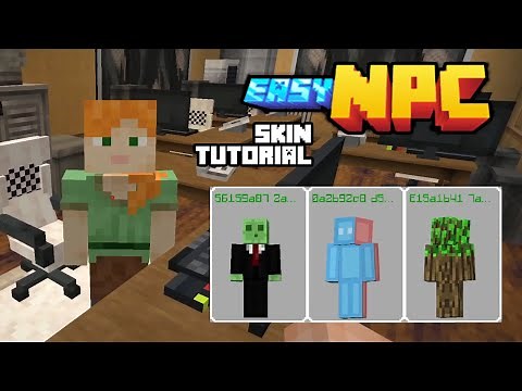 How to Change NPC Skins in Minecraft with the EasyNPC Mod!