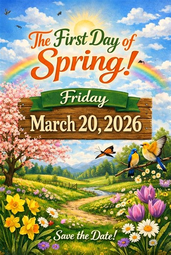 Spring officially begins on March 20, 2026, bringing fresh energy, colorful blossoms, and new beginnings. 🌷🌞 #spring #Spring2026 #springvibes #springiscoming | Happy thanksgiving quotes