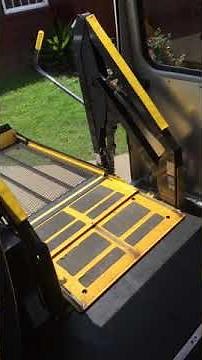 Chevrolet g3500 thomas built busses wheelchair lift operation