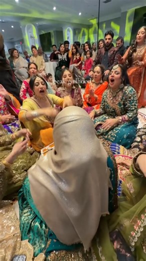 Pakistani Dholki Mehndi | Bride & Bridesmaids Song Challenge Full Energy #SongChallenge