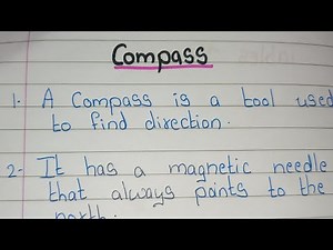 10 Lines on Compass | Essay on Compass in english