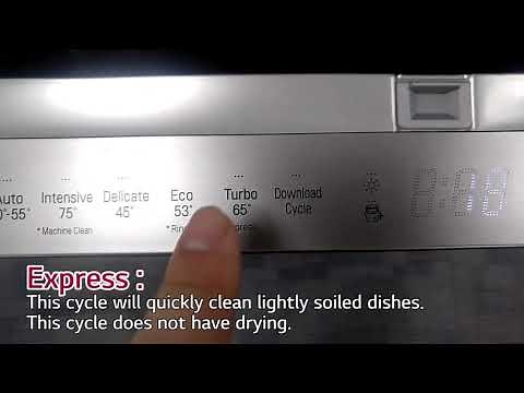 [LG Dishwashers] Cycles & Options