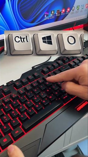 EKRAN KLAVYESİ KISAYOL TUŞLARI (CTRL + WİNDOWS + O) #shorts