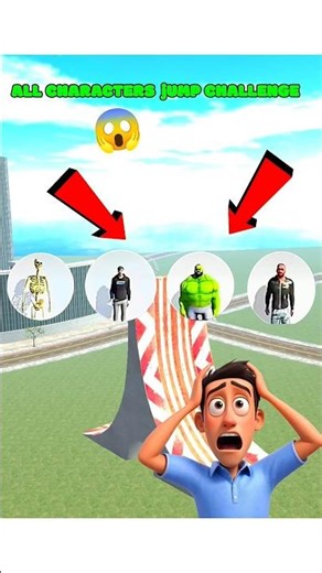 ALL CARS JUMP CHALLENGE 😱#indianbikedriving3d#gta#viral#trending