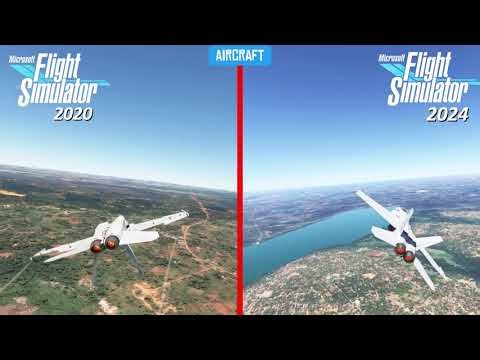 Microsoft Flight Simulator 2020 VS MFS 2024 Direct comperison