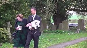 Paul O'Grady's grandson carries Lily wig into comedian's funeral