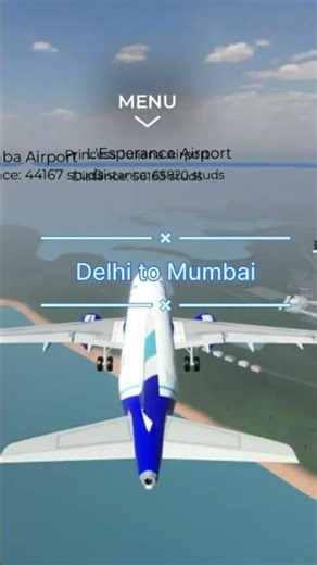 ￼Delhi to Mumbai Indigo flight #shortsfeed ￼game ￼Airbus A320 flight master ￼￼