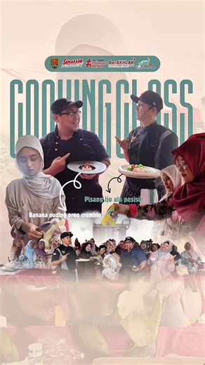Kecamatan Genuk Semarang on Instagram: "Cooking Class bersama Chef Panda aka chef @sigit_chaca Dan chef @buzshuky dua menu lezat berhasil diciptakan oleh ibu-ibu hebat Kecamatan Genuk dengan bahan dasar buah pisang sebagai bintang utamanya! Kenapa pisang? Karena di @kecamatangenuk.smg tanaman pisang melimpah ruah. Potensinya besar banget untuk dikembangkan jadi pangan lokal bernilai ekonomi. #pemkotsemarang #cookingclass #semarangsemakinhebat #kecamatangenuk"