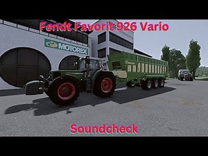 LS22 Fendt Favorit 926 Vario (by Bayern-Agrar) -SOUNDCHECK- Brutaler Sound unter Last