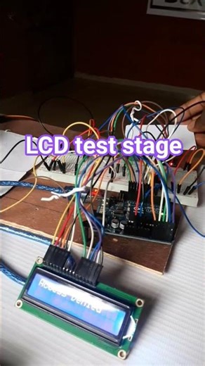 Arduino LCD Display for Attendance System.(step by step test + code) #arduino #coding #project