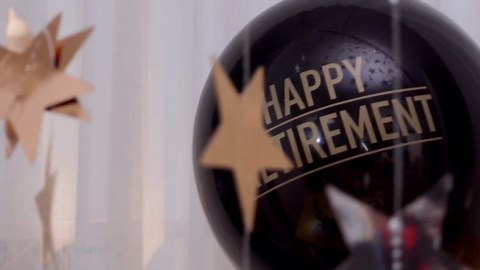 Blulu 48 Pieces 12 Inches Retirement Balloons Decoration Happy Retirement Supplies Fun Black Gold Latex Balloons for Men and Women Resignation Party Decoration Indoor Outdoor(Black, White, Gold)